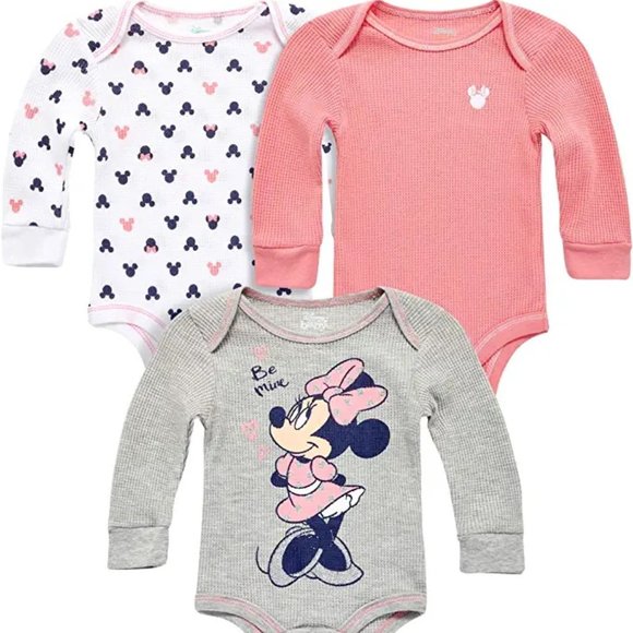 3 Disney Baby Thermal Onesie Bodysuit 6 Months - Picture 8 of 8